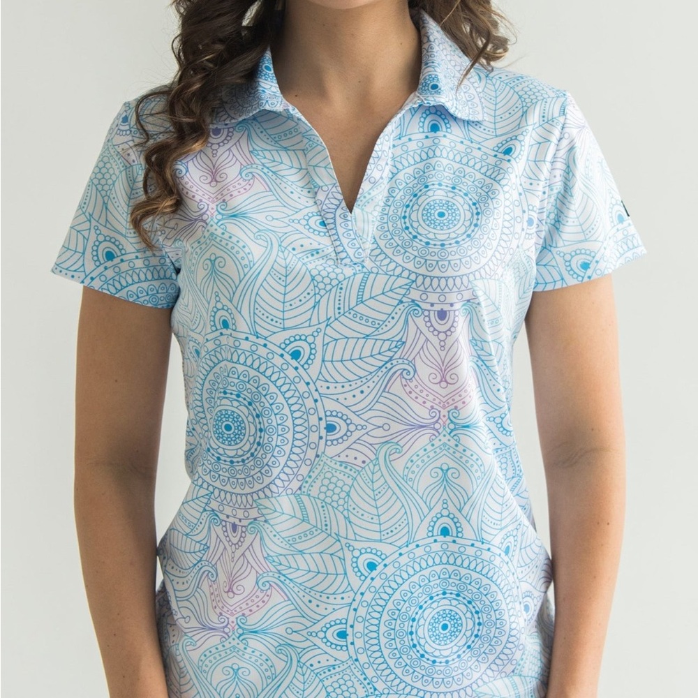 Yatta Womers Golf Shirt Lady Lavender XL
